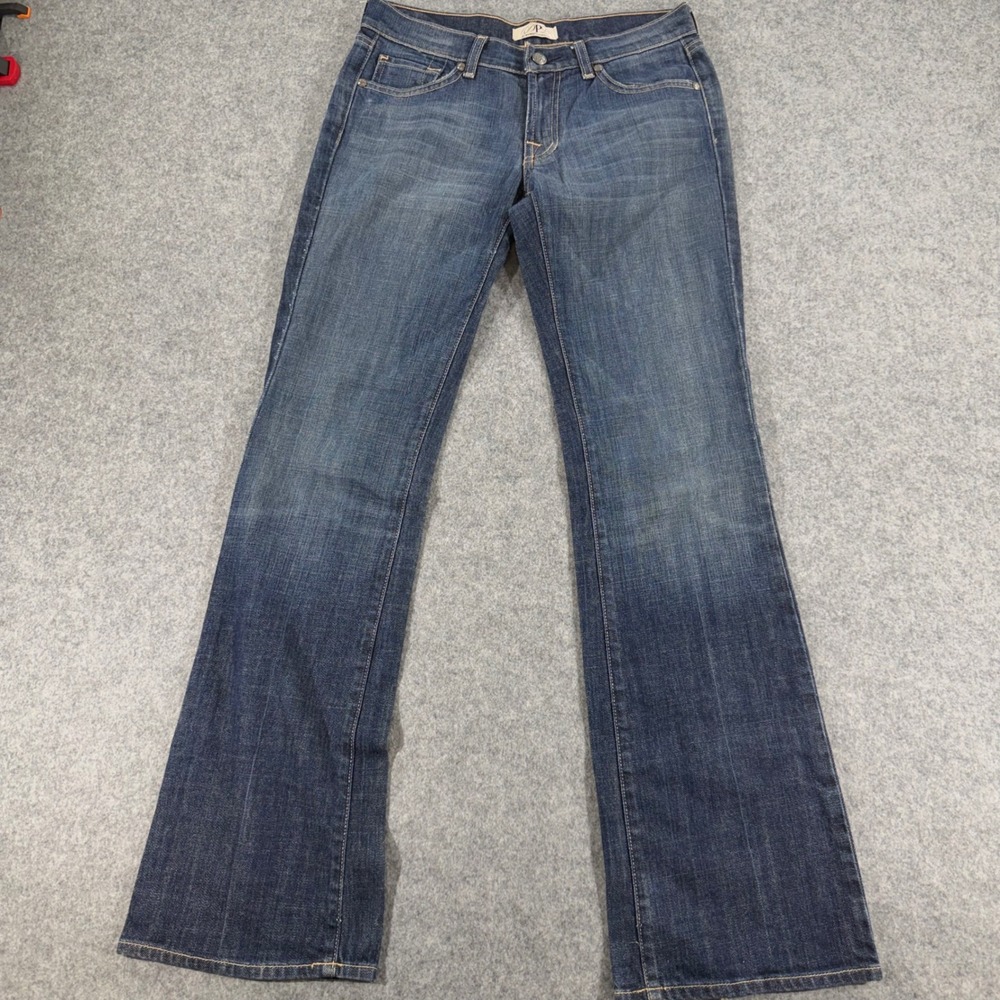 DPD Deluxe Premium Denim Womens 28 Bootcut Jeans Blue Medium Wash Low Rise